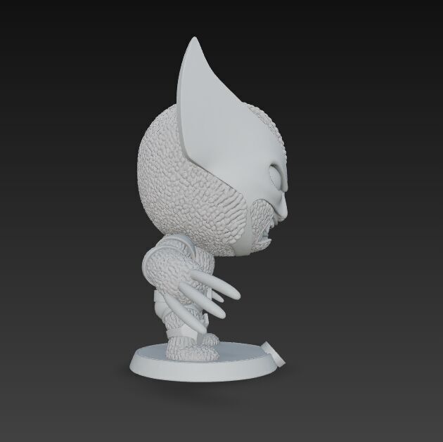 Wolverine Knit Figure The Clawed Hero Reimagined 3D model_7