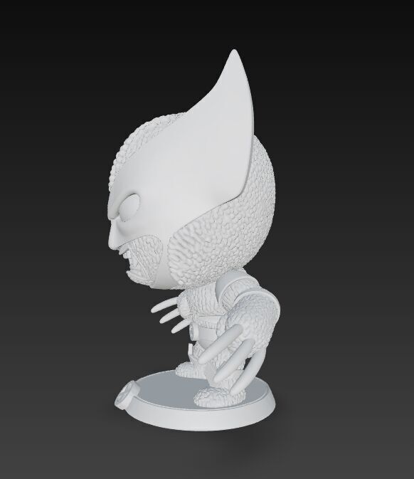 Wolverine Knit Figure The Clawed Hero Reimagined 3D model_22