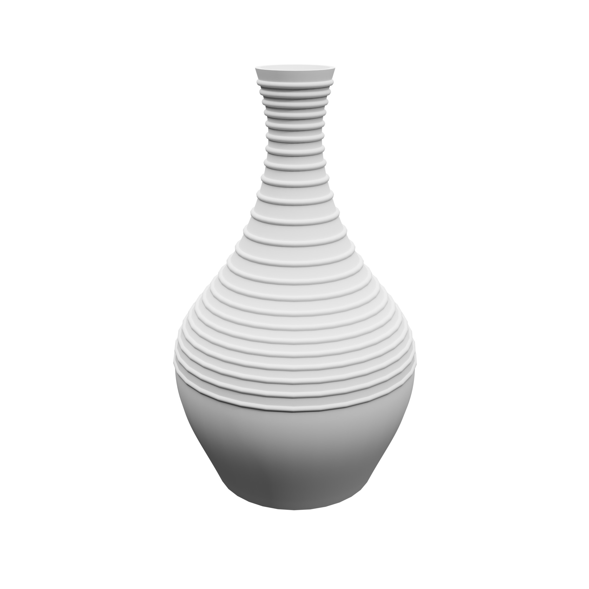Textured Elegance Printable Vases Set - Commercial Use 3D print model_1