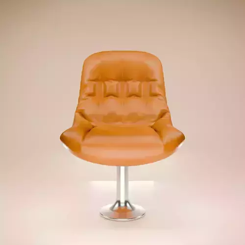 Single Sofa 3d model Low-poly 3D model