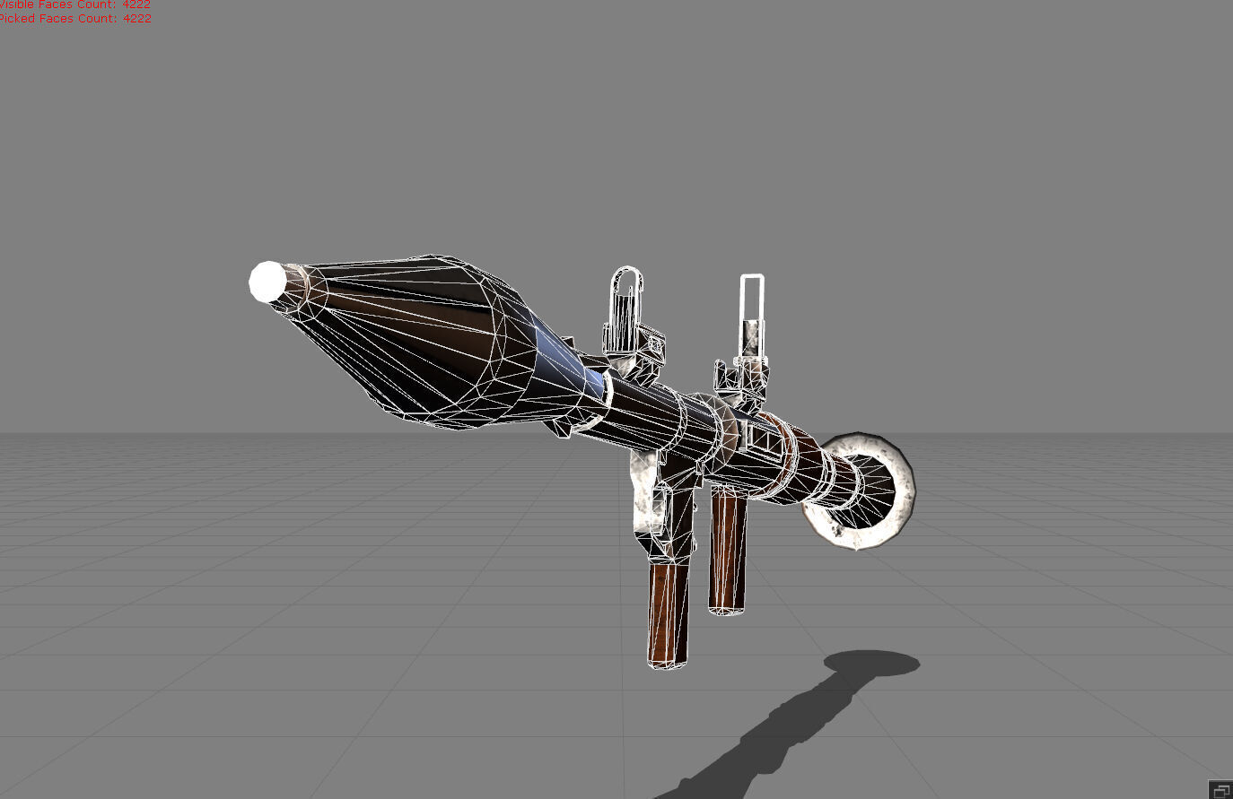 RPG-7 Bazoka Low-poly 3D model_5