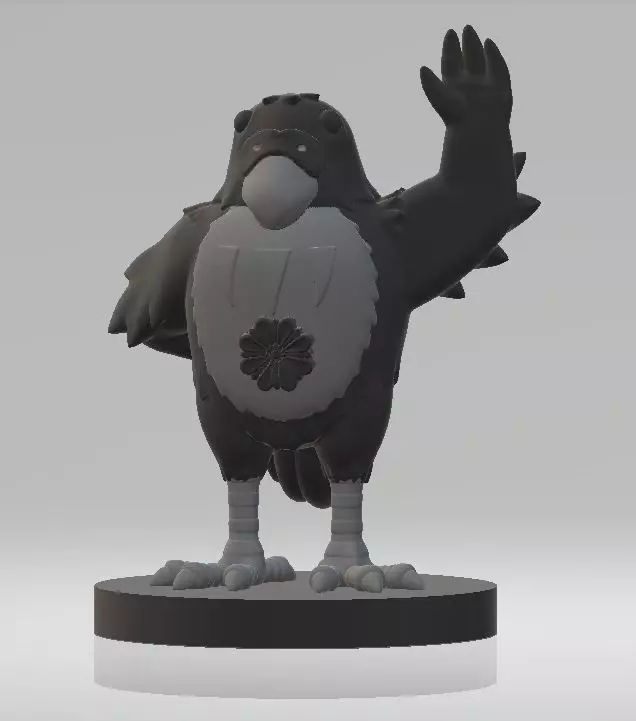 Bird warrior model 3D print model
