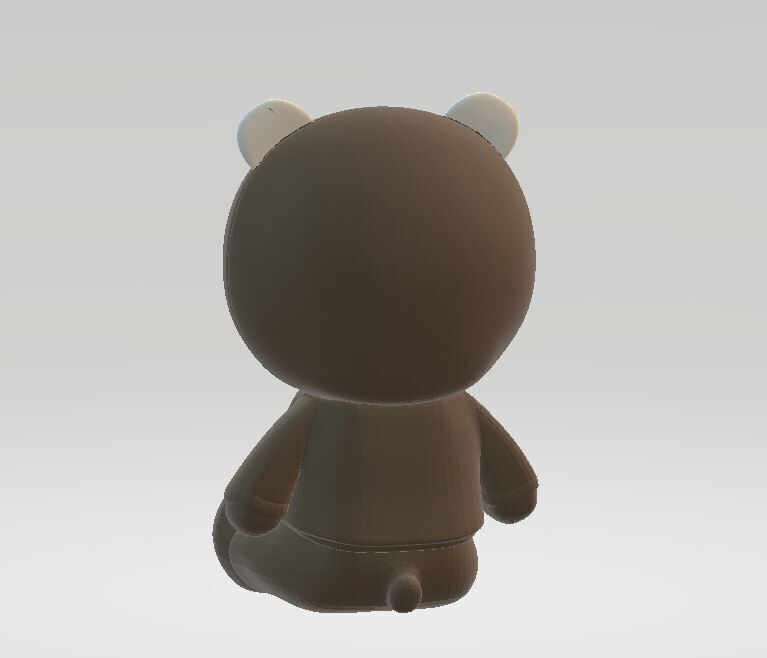 Cute animal model  3D print model_2