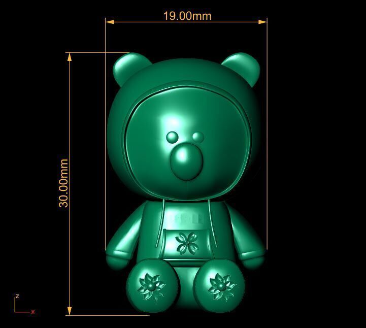 Cute animal model  3D print model_3