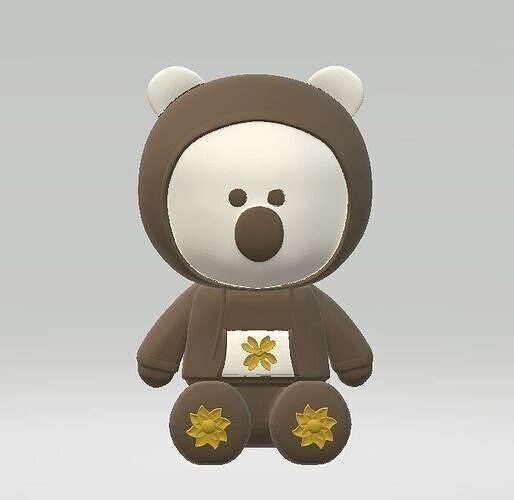 Cute animal model  3D print model