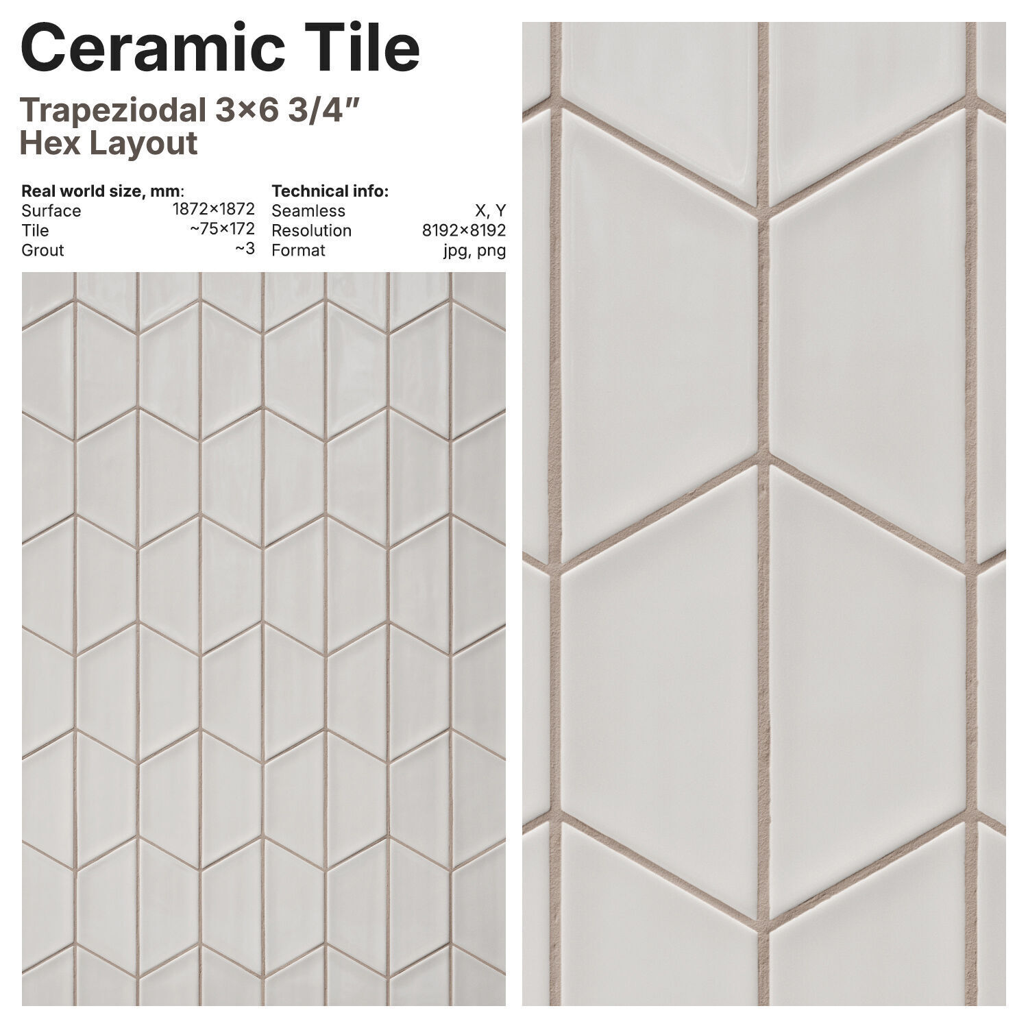 Trapezoid Tile in Hex Layout Texture_1