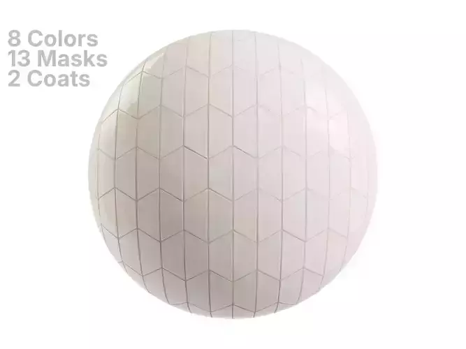 Trapezoid Tile in Hex Layout Texture