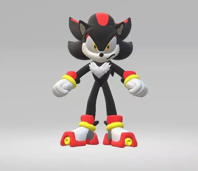 Animated character base 3D print model