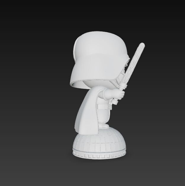 Darth Vader Knit Figure Galactic Dark Lord Reimagined 3D model_18