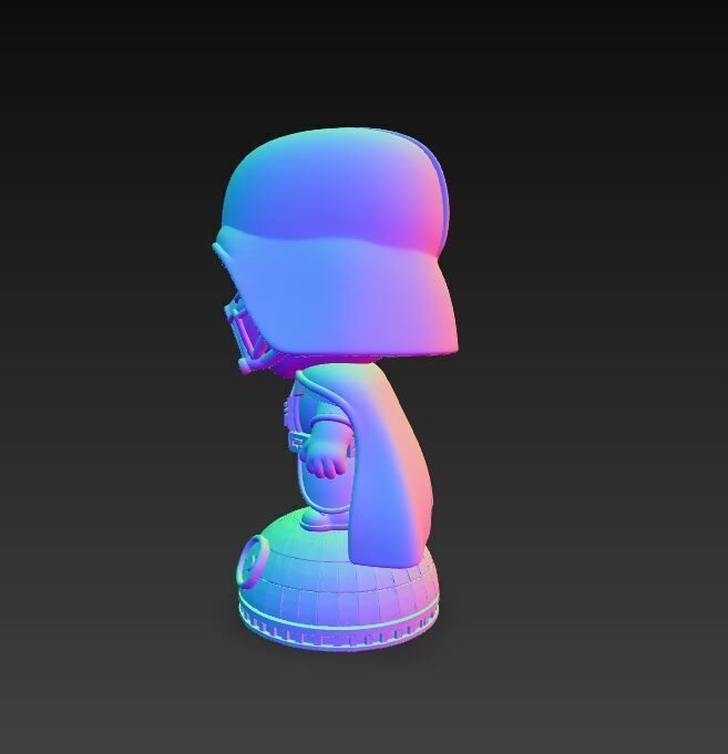 Darth Vader Knit Figure Galactic Dark Lord Reimagined 3D model_11