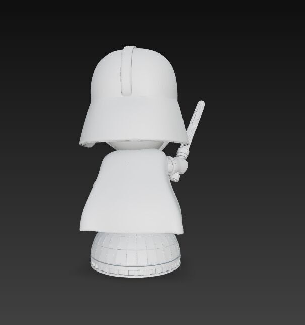 Darth Vader Knit Figure Galactic Dark Lord Reimagined 3D model_19