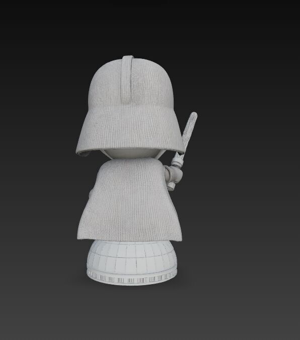 Darth Vader Knit Figure Galactic Dark Lord Reimagined 3D model_7