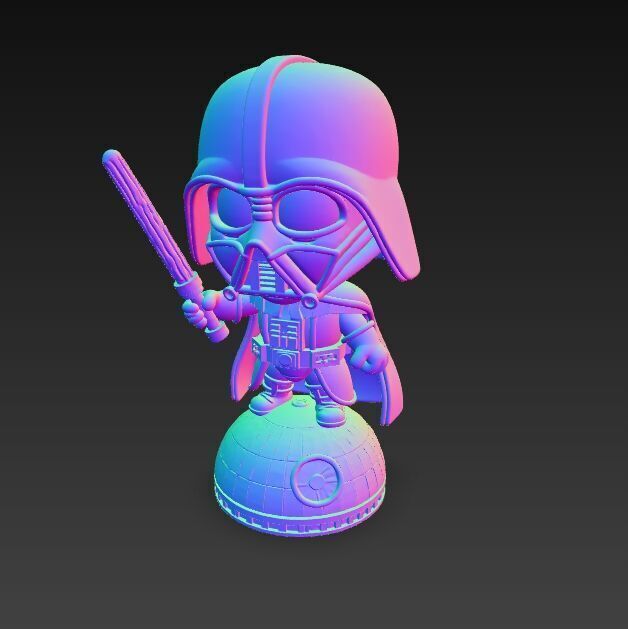 Darth Vader Knit Figure Galactic Dark Lord Reimagined 3D model_12