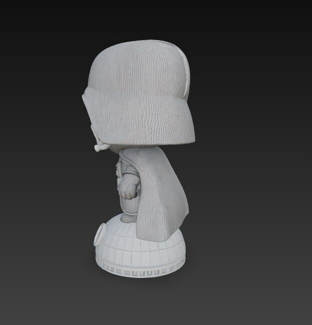 Darth Vader Knit Figure Galactic Dark Lord Reimagined 3D model_5