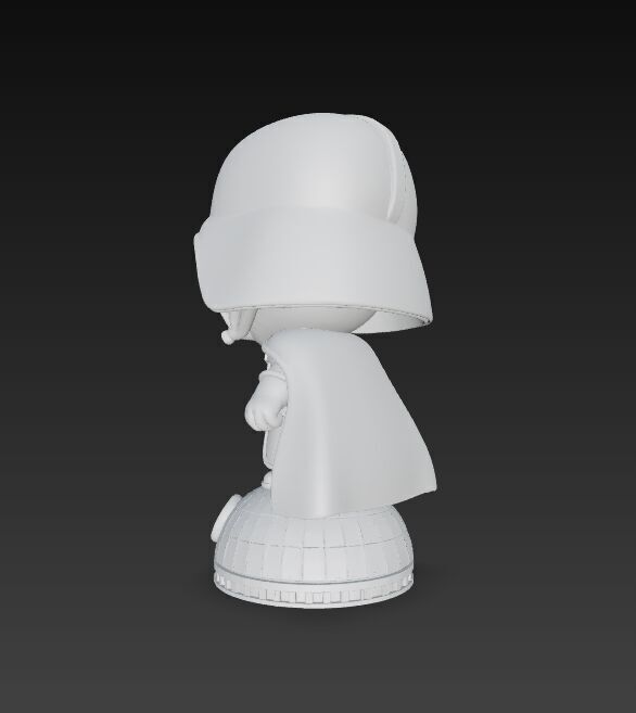 Darth Vader Knit Figure Galactic Dark Lord Reimagined 3D model_20