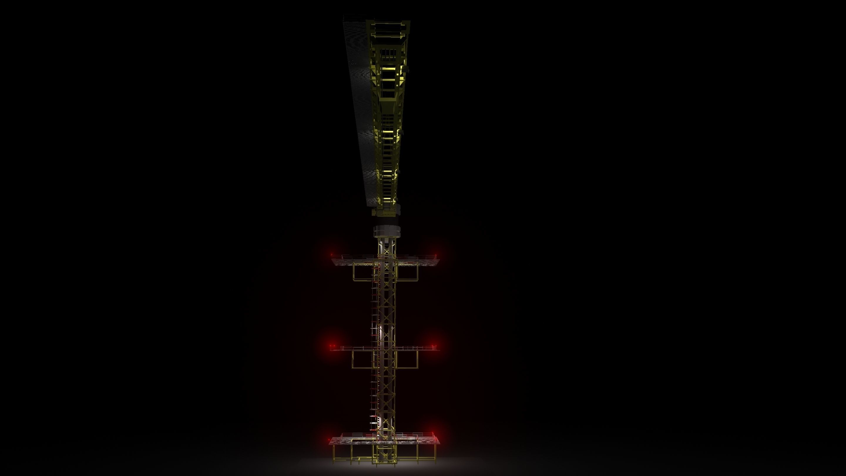 Crane light Free 3D model_0