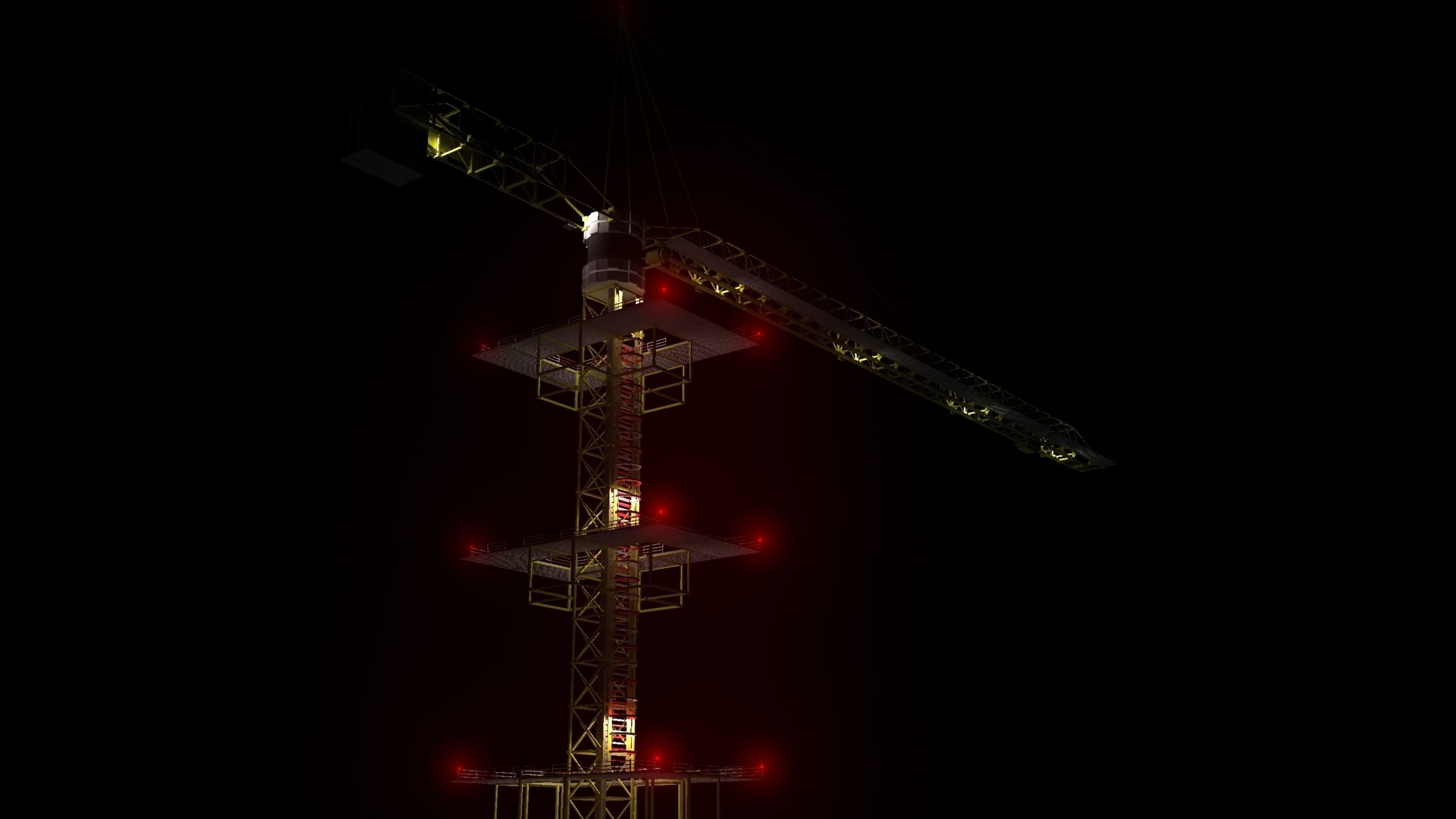 Crane light Free 3D model_2
