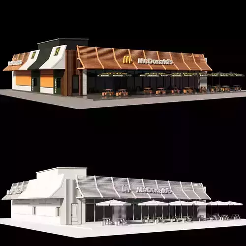 McDonalds Restaurant 3D model