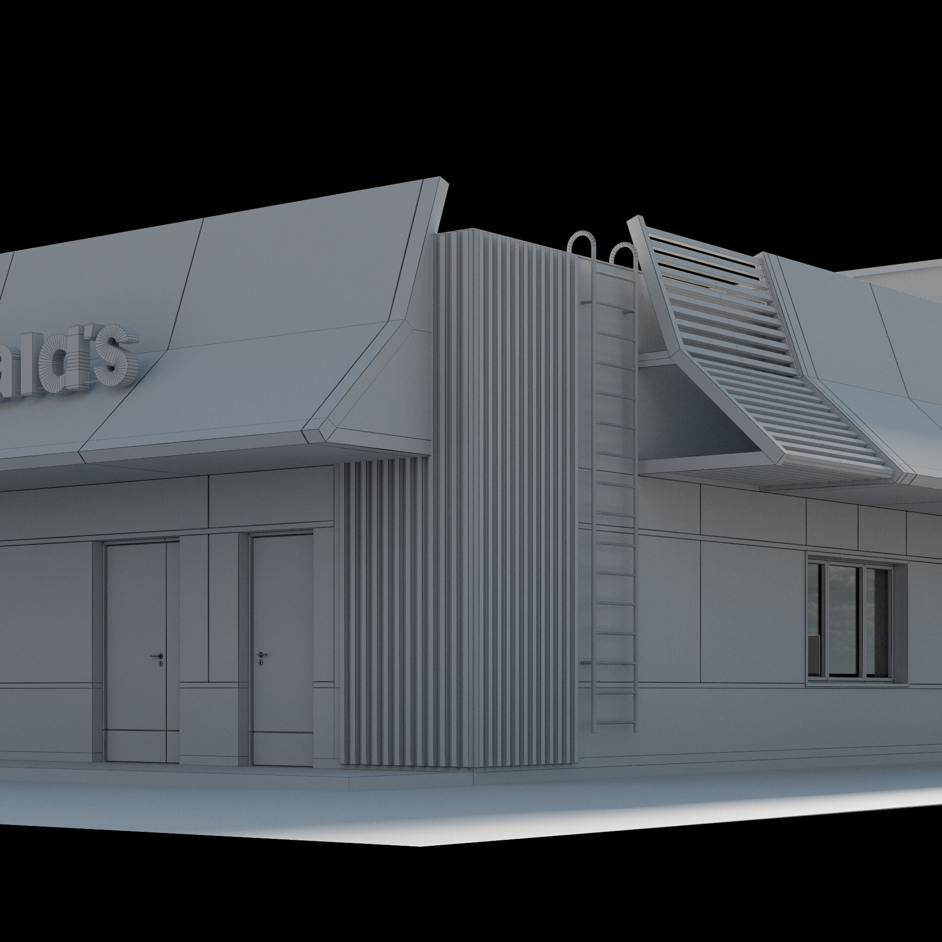 McDonalds Restaurant 3D model_22