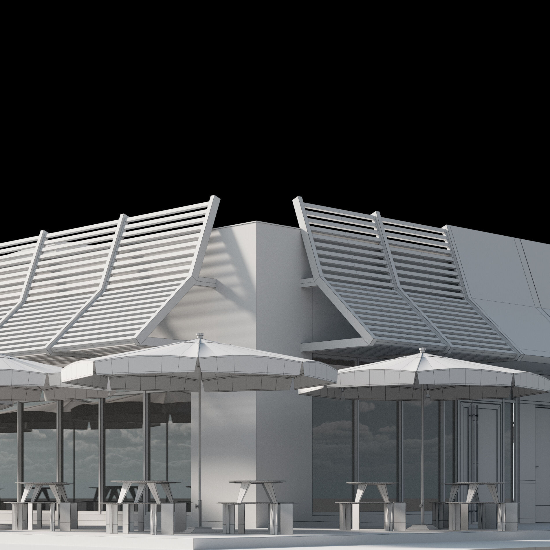 McDonalds Restaurant 3D model_18