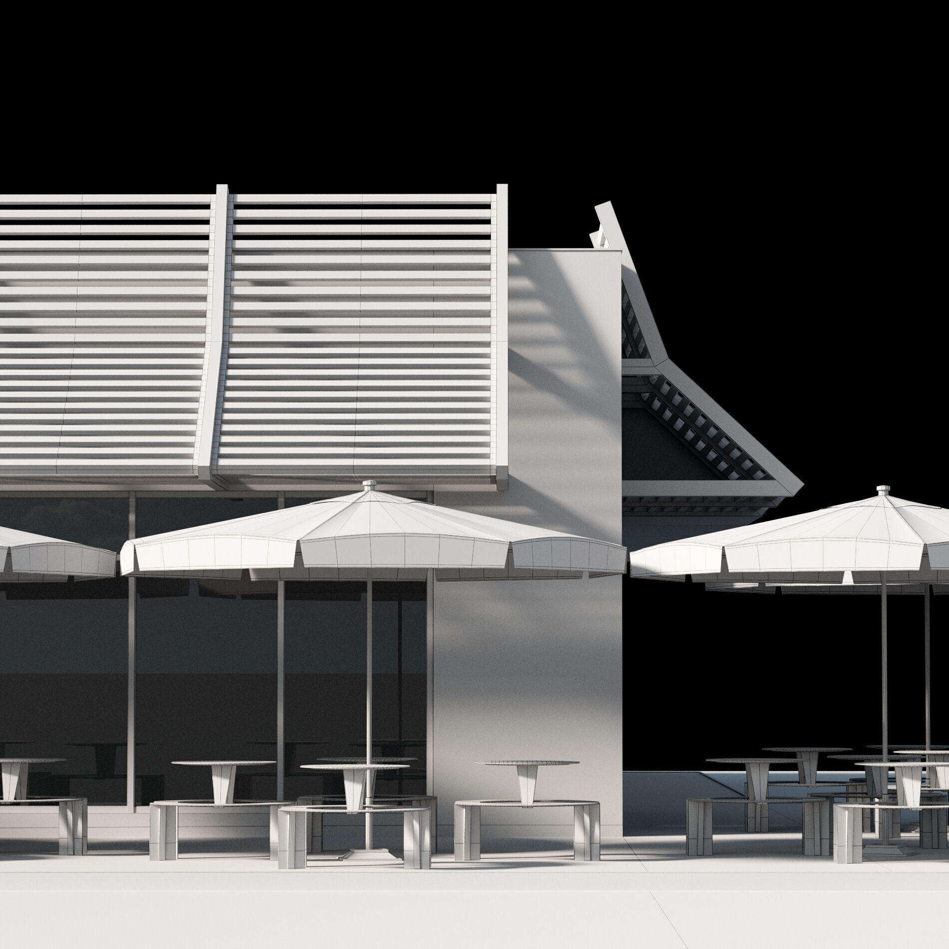 McDonalds Restaurant 3D model_12