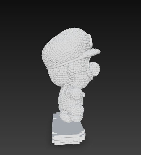 Mario Knit Figure 3D Print Model 3D model_17