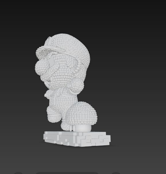 Mario Knit Figure 3D Print Model 3D model_22