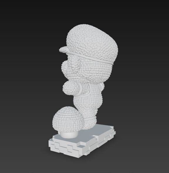 Mario Knit Figure 3D Print Model 3D model_21