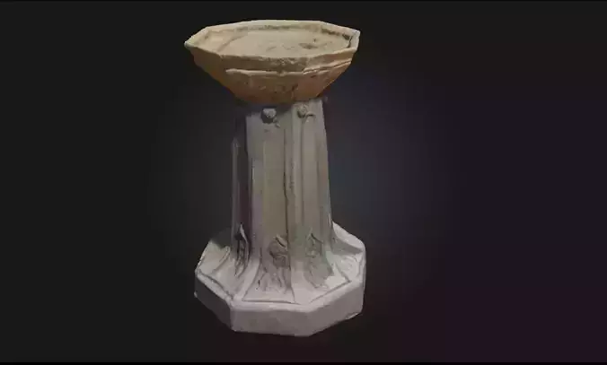 Celtic Stone Pedestal  Mystical Elegance of Ancient Rituals