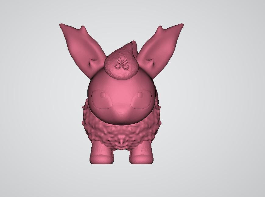 Miniature anime pet 3D print model_4