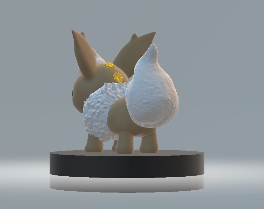 Miniature anime pet 3D print model_2