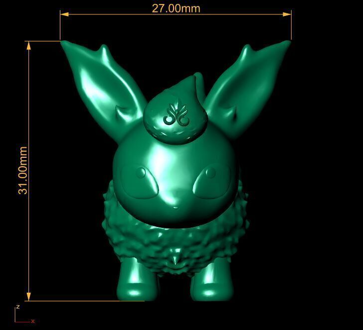 Miniature anime pet 3D print model_3