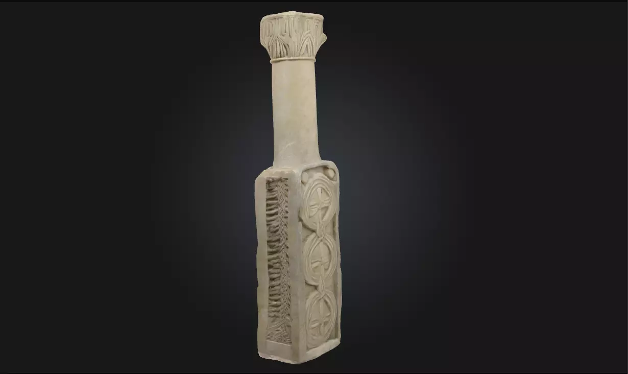 Ancient Pillar Design Echoes of a Forgotten Empire 3D model