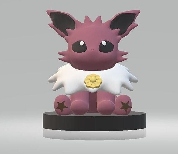 Adorable pet sculpture 3D print model