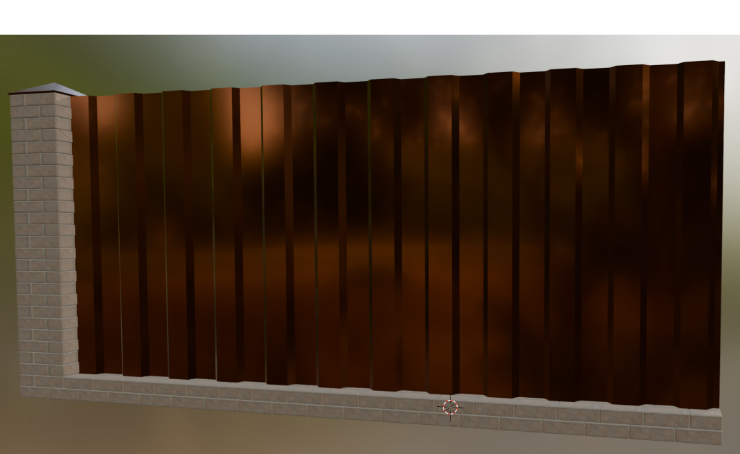 Wall Material of Art Low-poly 3D model_3