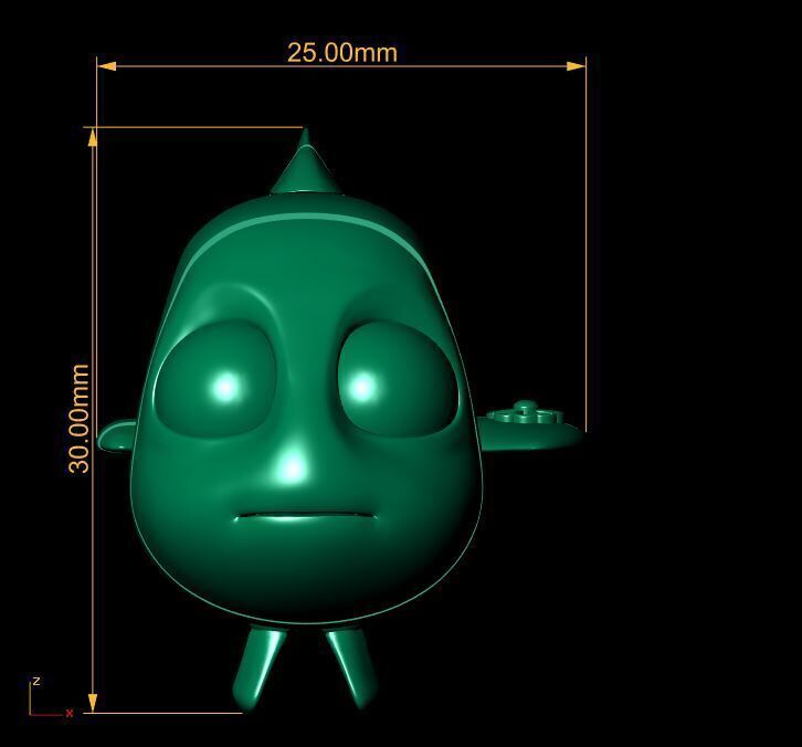 Soft style game asset 3D print model_3