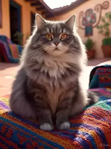 Latin cool cat 3D print model