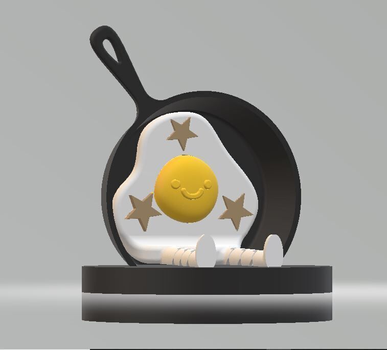 Whimsical food toy 3D print model_2