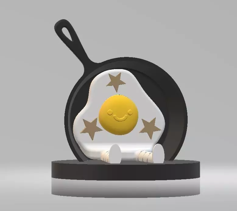Whimsical food toy 3D print model_0