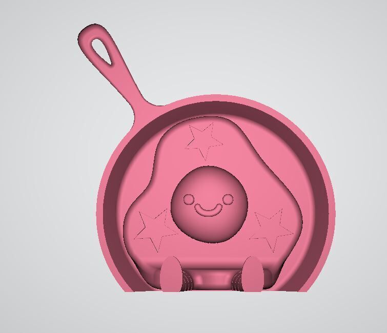 Whimsical food toy 3D print model_4