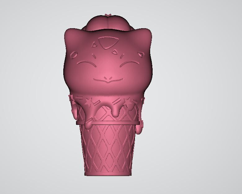 Fun ice cream collectible 3D print model_4