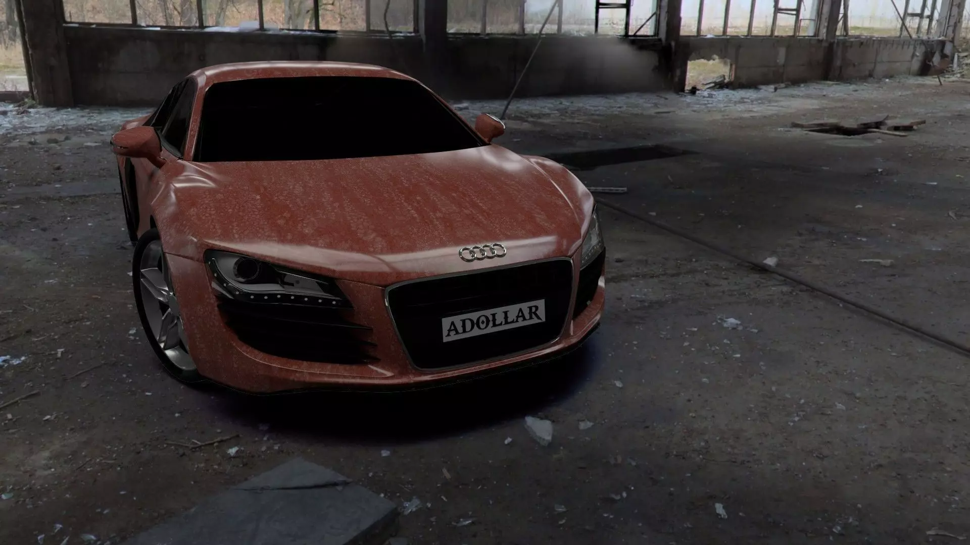Audi R8 2008 Free 3D model