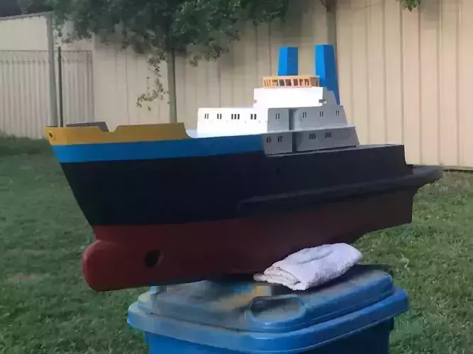Remote Controlled Smit London Ocean Tug 3D print model 3D print model