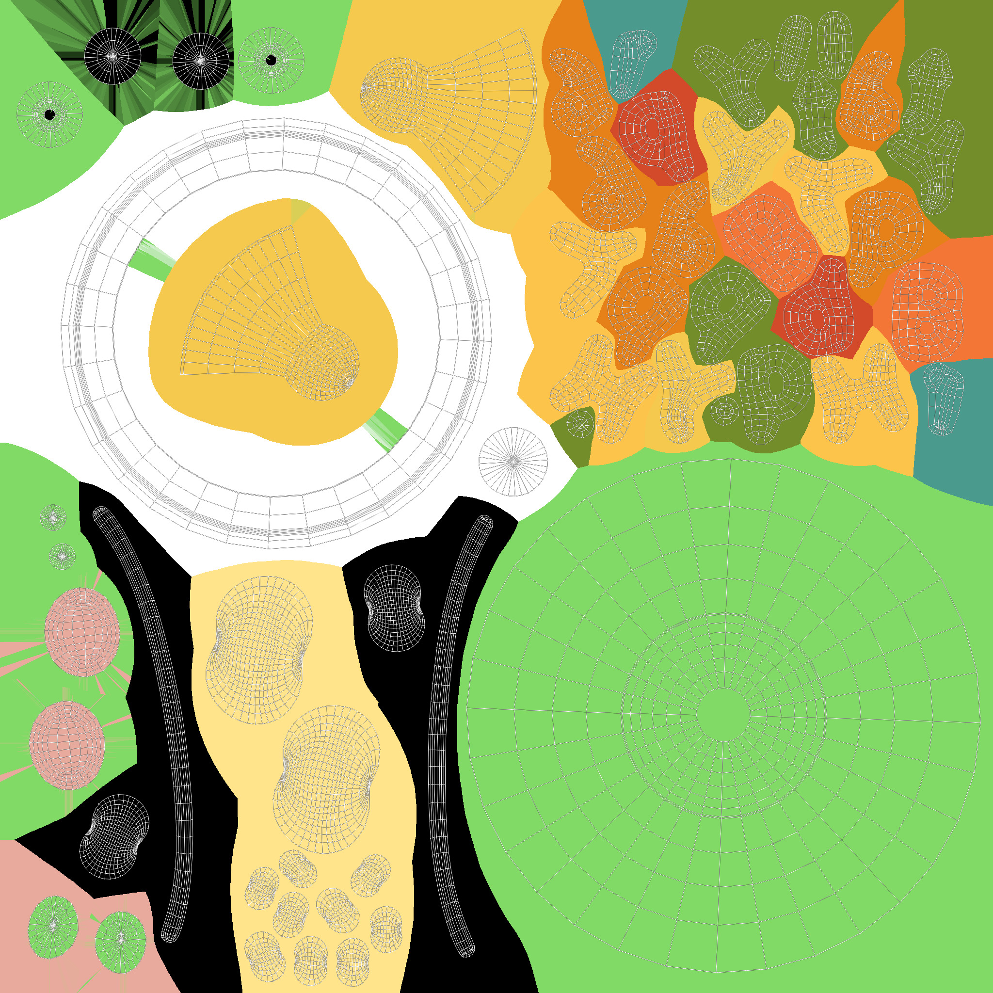 Low-Poly Birthday Cake 03 Low-poly 3D model_6