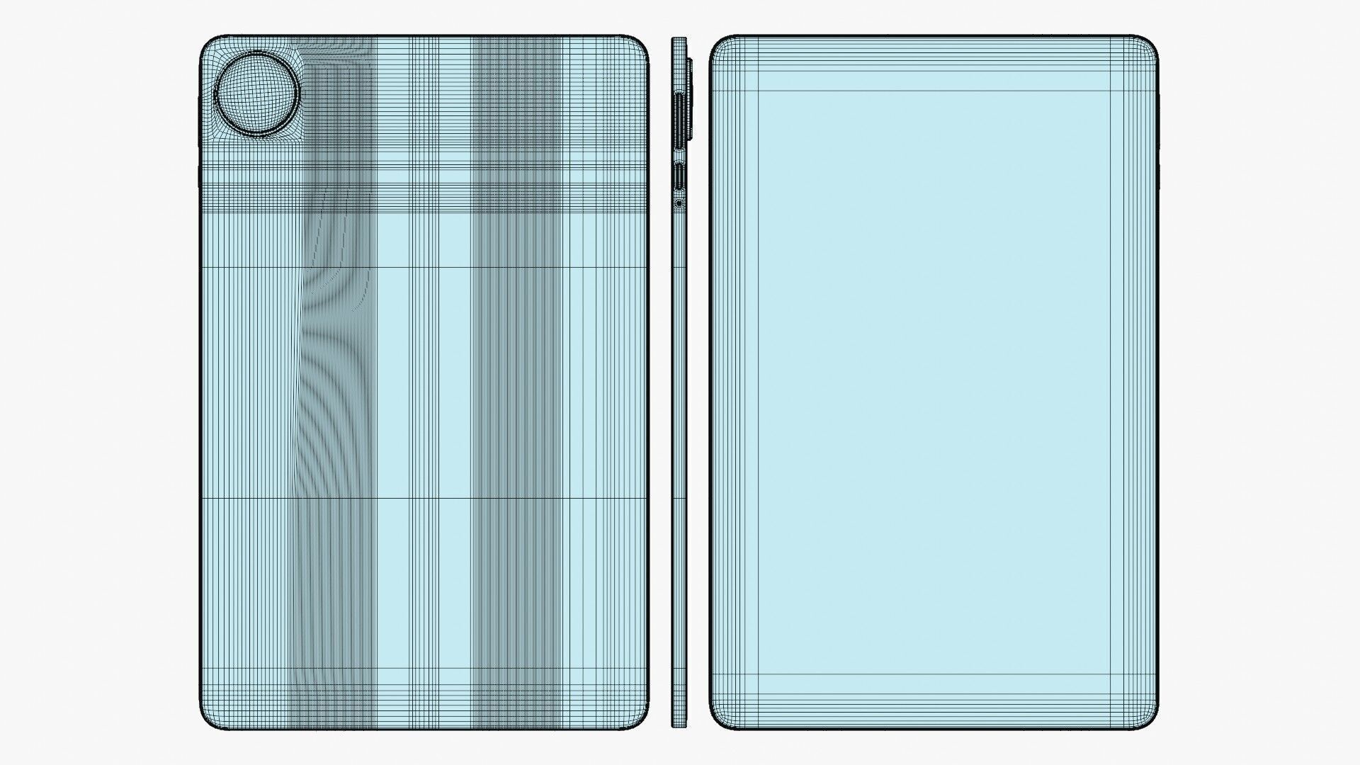 HONOR Pad 10 Cyan 3D model_13