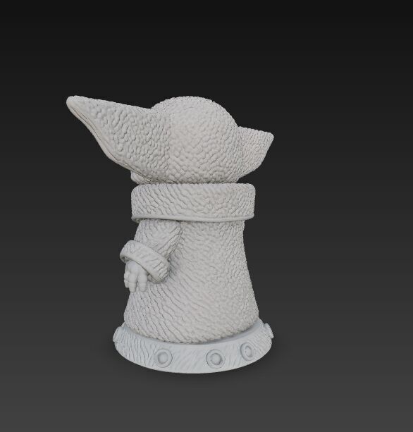 Grogu Knit Figure The Cutest Form of the Force 3D model_6