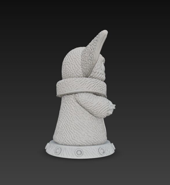 Grogu Knit Figure The Cutest Form of the Force 3D model_5
