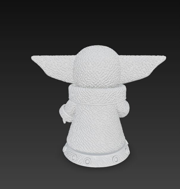 Grogu Knit Figure The Cutest Form of the Force 3D model_22