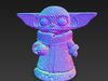 Grogu Knit Figure The Cutest Form of the Force 3D model | CGTrader