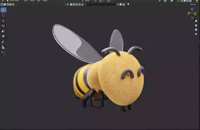 Animated Bee - Rigged 